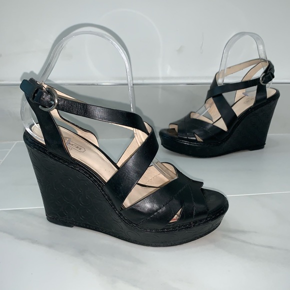 Coach Shoes - COACH “Madeline” C logo wedges